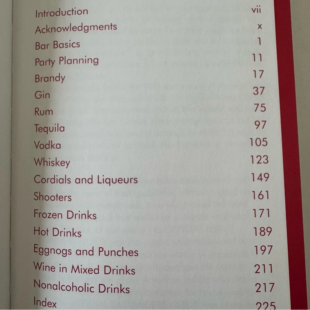 Vintage Mr. Boston Bartender's and Party Guide Cocktail Recipe Book